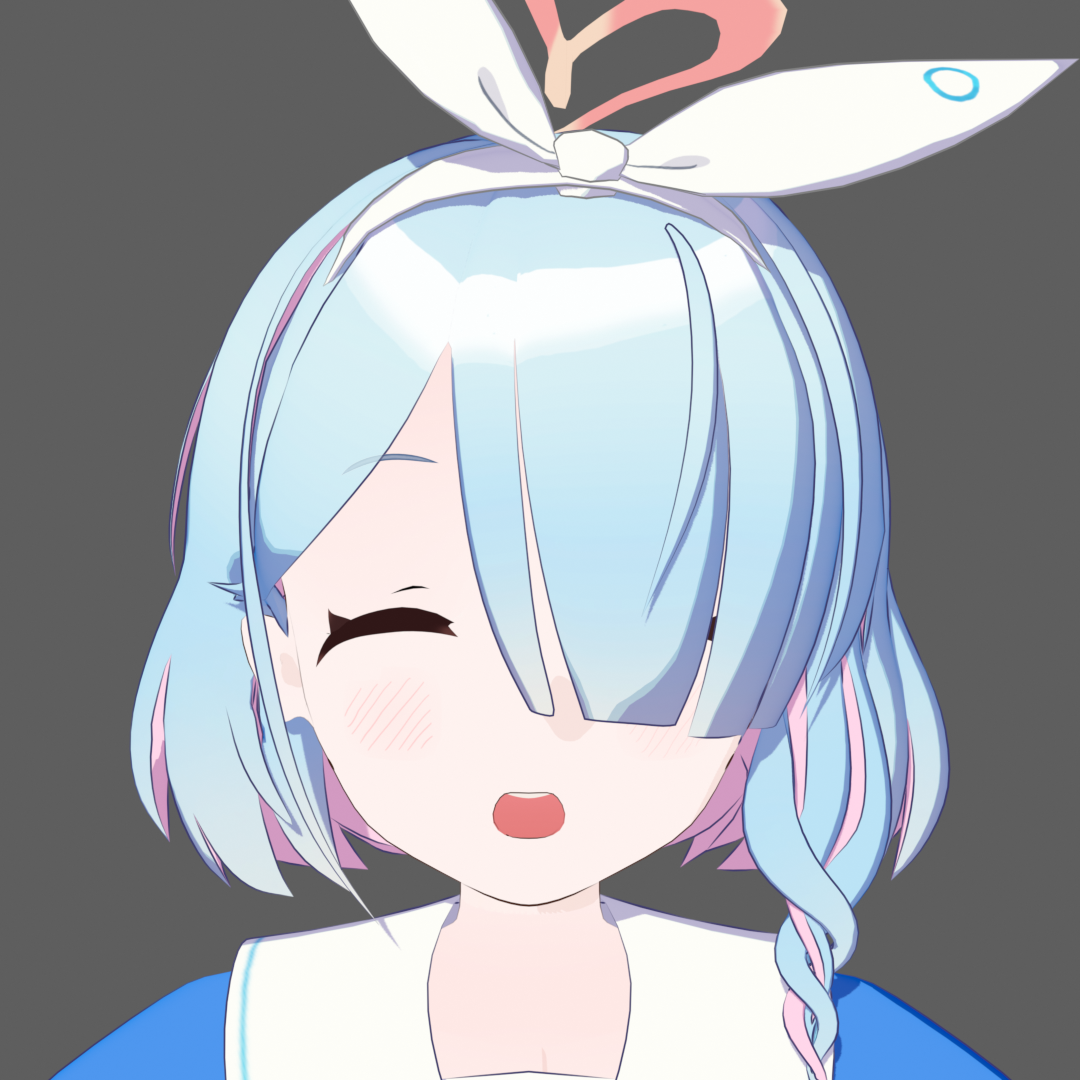 笑顔の表情差分