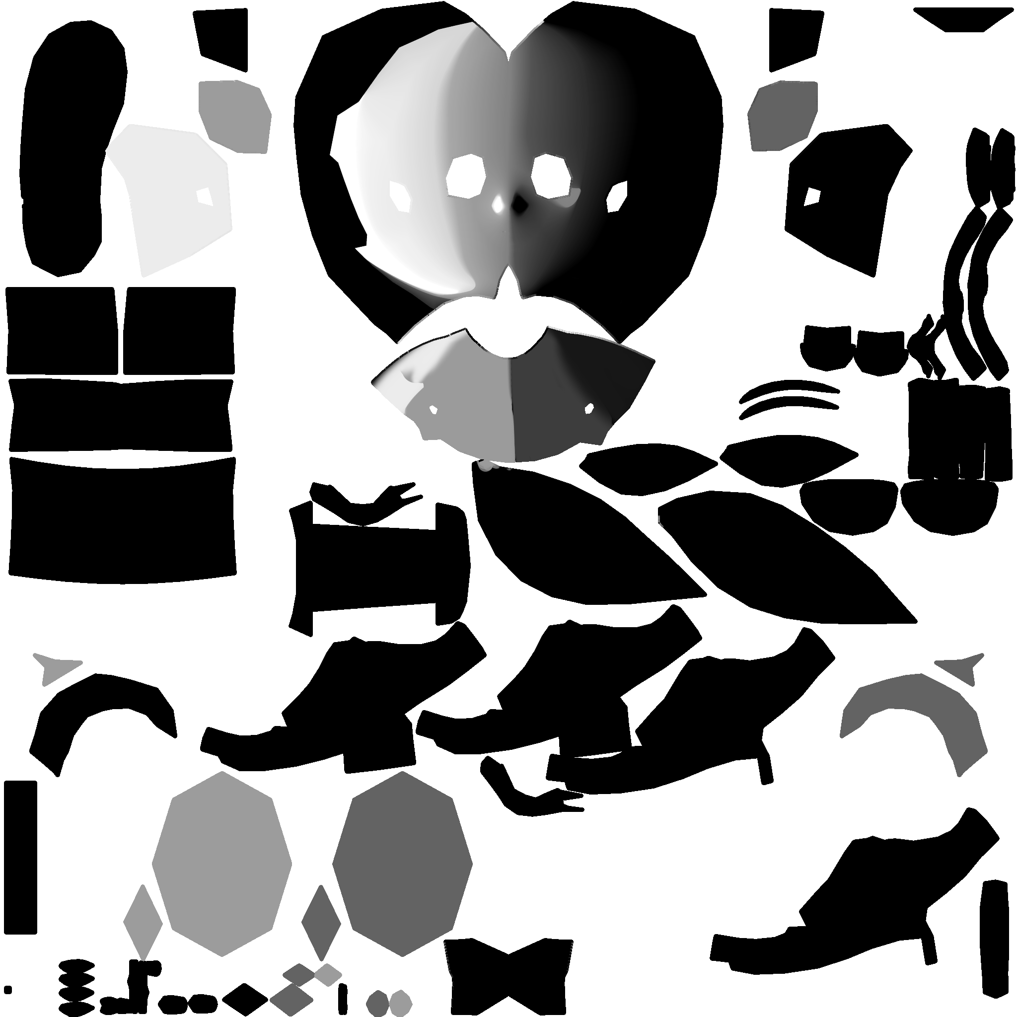 Face shadow threshold